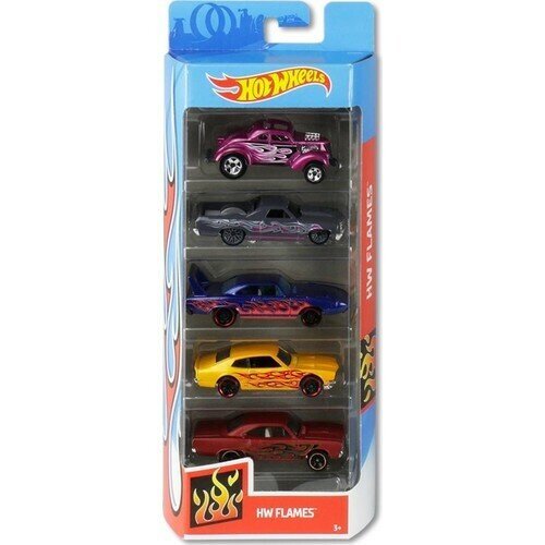 Hot Wheels Набор из пяти машинок GHP60