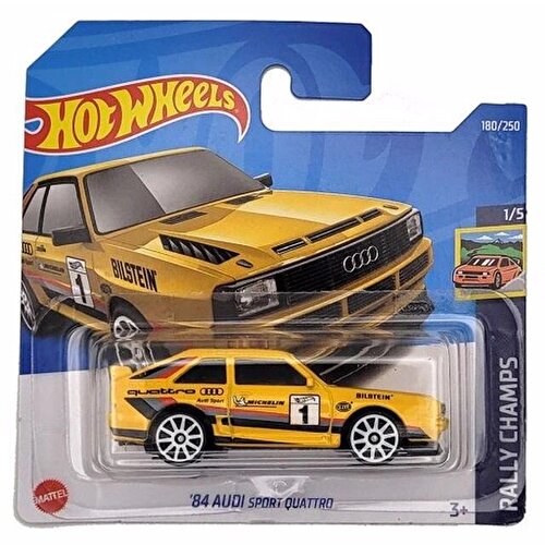 Hot Wheels Одноместные автомобили 84 Audi Sport Quattro HCV29