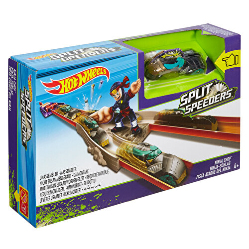 Hot Wheels Split Speeders Ninja Launcher