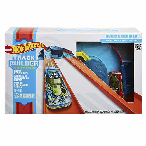 Hot Wheels Track Builder Design and Rebuild Series Curve Speed Curve Pack GLC93