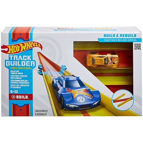 Hot Wheels Track Builder Design and Rebuild Series Folding Track Pack GLC91