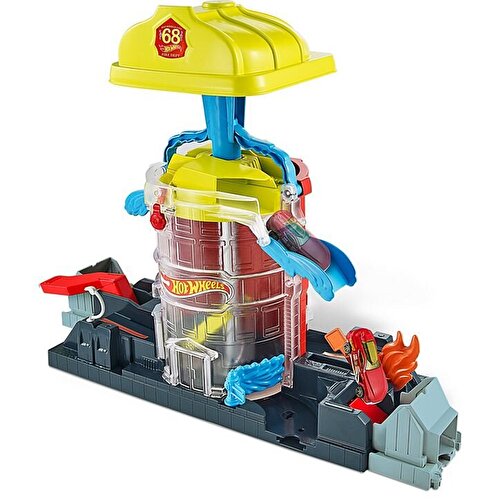 Hot Wheels Wheel Racing World Super Fire Brigade Adventure Fire Brigade Play Set GJL06