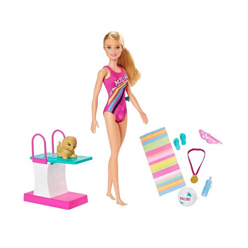 Игровой набор Barbie Путешествующий пловец GHK23