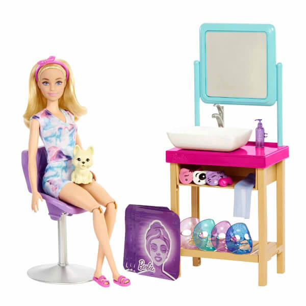 Игровой набор Barbie Sparkle Spa Day Playset HCM82