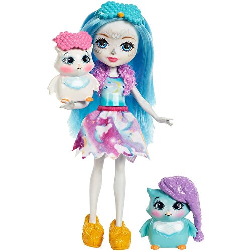 Игровой набор Enchantimals Dolls Owls Sleepover Playset FCG78