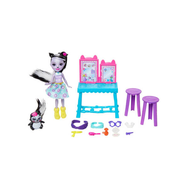 Игровой набор Enchantimals Holiday Themed Play Sets GJX32 - Sage Skunk & Caper