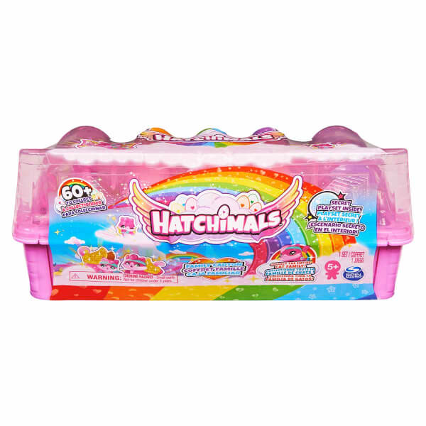 Игровой набор Hatchimals Spoolable Surprise 10 персонажей семейства кошачьих