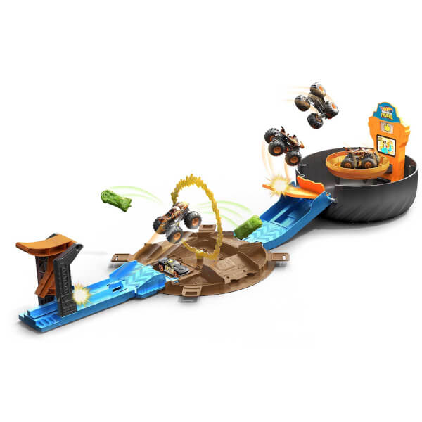 Игровой набор Hot Wheels Monster Trucks Акробатическое колесо GVK48