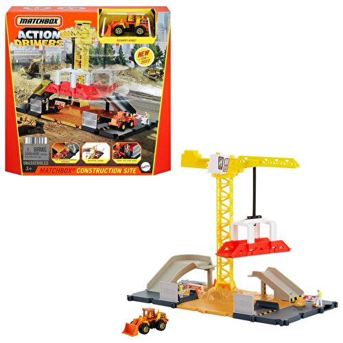 Игровой набор Matchbox Action Drives Construction Site Playset HDL33