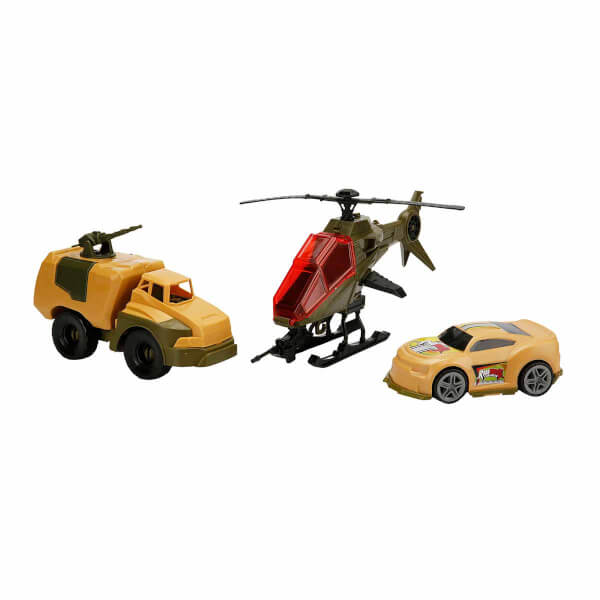 Игровой набор Maxx Wheels Rescue Vehicles - солдатик