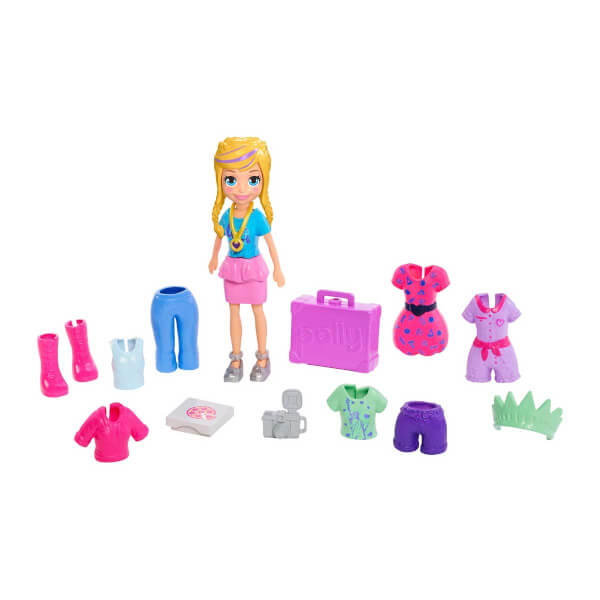 Игровой набор Polly Pocket Travelling Playset GFT92 - Glam Getaway Fashion Pack