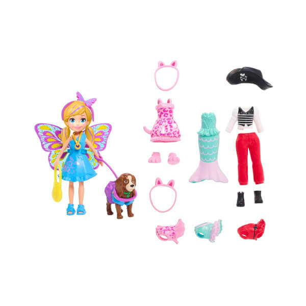 Игровой набор Polly Rocket and Animal Friendly Costume Playset GDM15