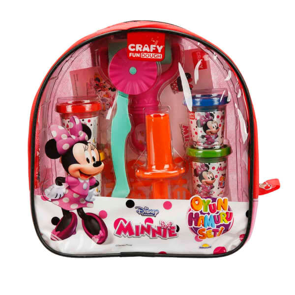 Игровой набор теста Crafy Minnie Backpack 200 гр. 18 шт.