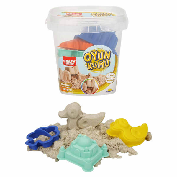 Игровой песочный набор Crafy Play Sand Set Natural 350 гр.