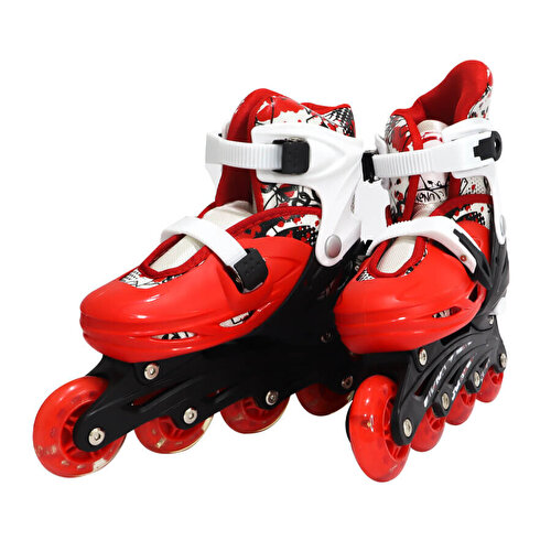 Illuminated Skates Red S Размер 31-34