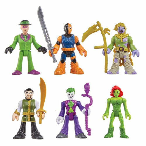 Imaginext DC Super Friends Batman Legendary Characters 6-Pack Набор фигурок Злодеи FGC45