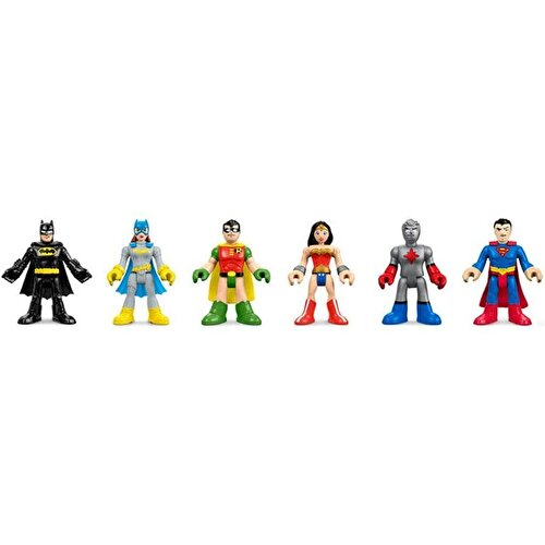 Imaginext DC Super Friends Бэтмен Легендарные персонажи 6-Pack Набор фигурок Герои FGC44