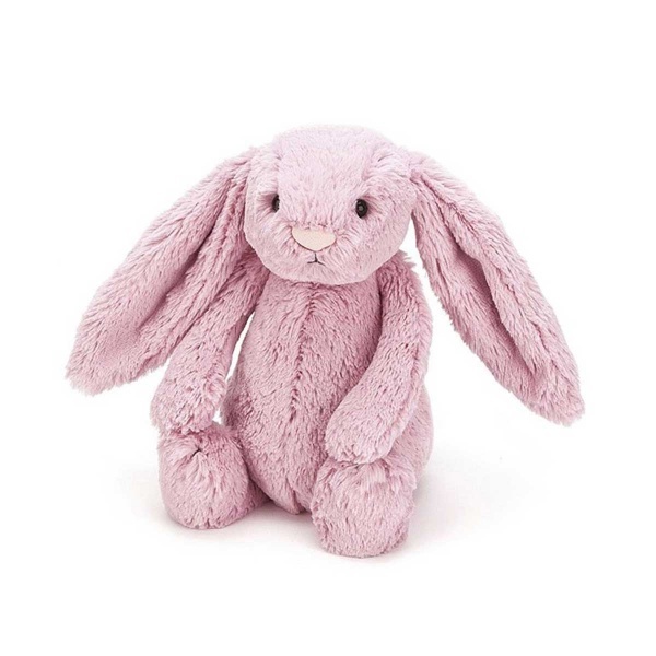 Jellycat Bashful Dark Pink Plush Rabbit 29 см.