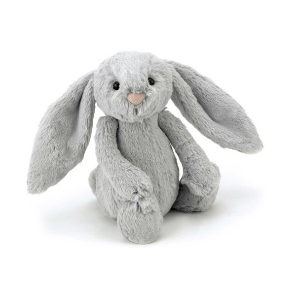 Jellycat Bashful Grey Plush Rabbit 29 см.