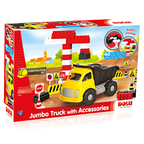 Jumbo Truck and Blocks 40 Pieces