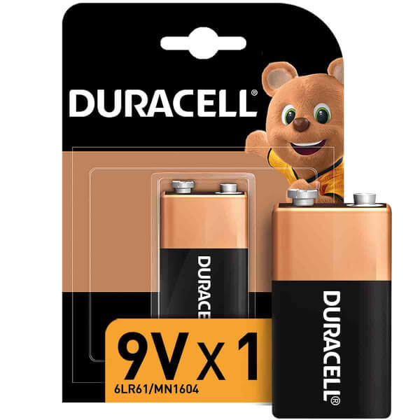 Карточка Duracell Battery 9V