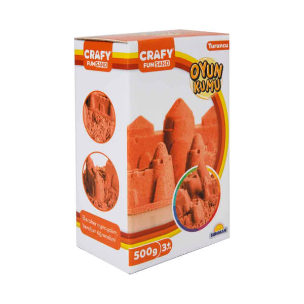 Кинетический песок Crafy Orange 500 г