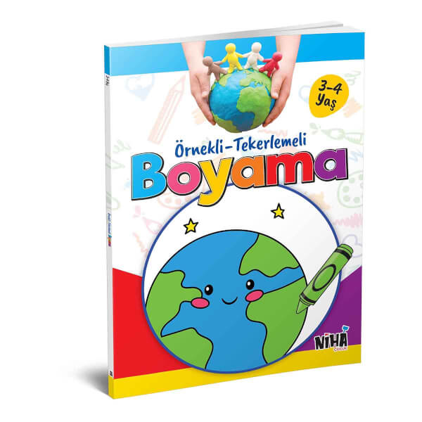 Книжка-раскраска с детскими стихами 3-4 лет