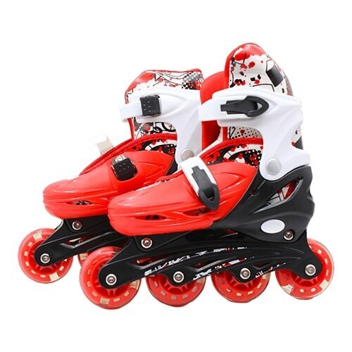 Коньки Illuminated Skates Red M Размер 35-38