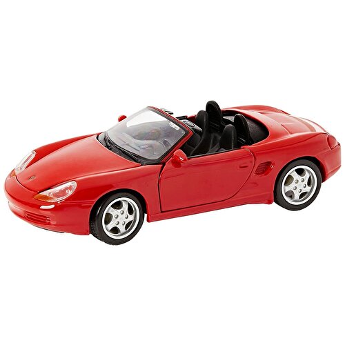 Красный Porsche Boxster в масштабе 1:24