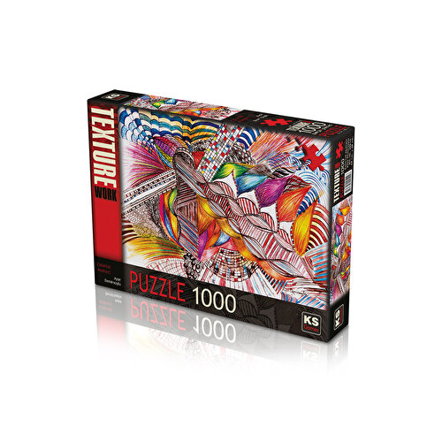 Ks Puzzle 1000 Piece Colourfull Abstract