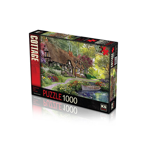 Ks Puzzle 1000 Piece Woodland Walk Cottage