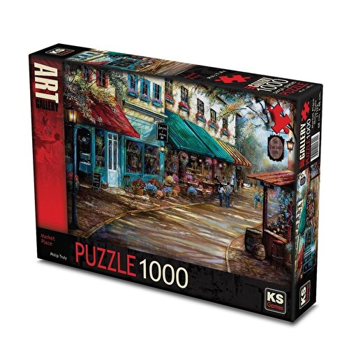 Ks Puzzle 1000 Pieces Market Place