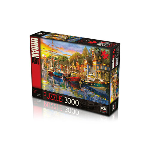 Ks Puzzle 3000 Pieces Harbour Lights