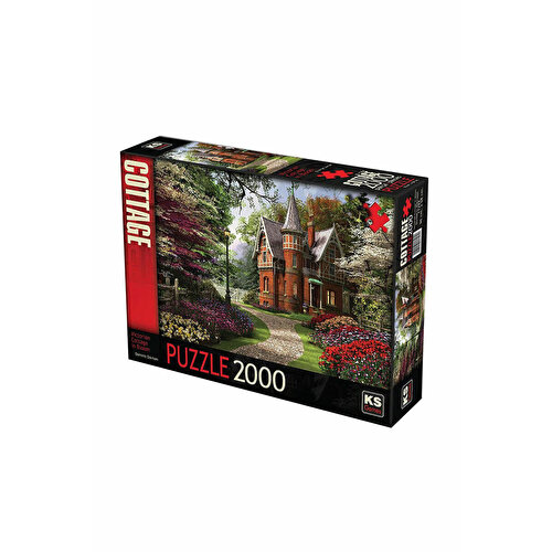 KS Puzzle Victirian Cottage in Bloom 2000 Parça