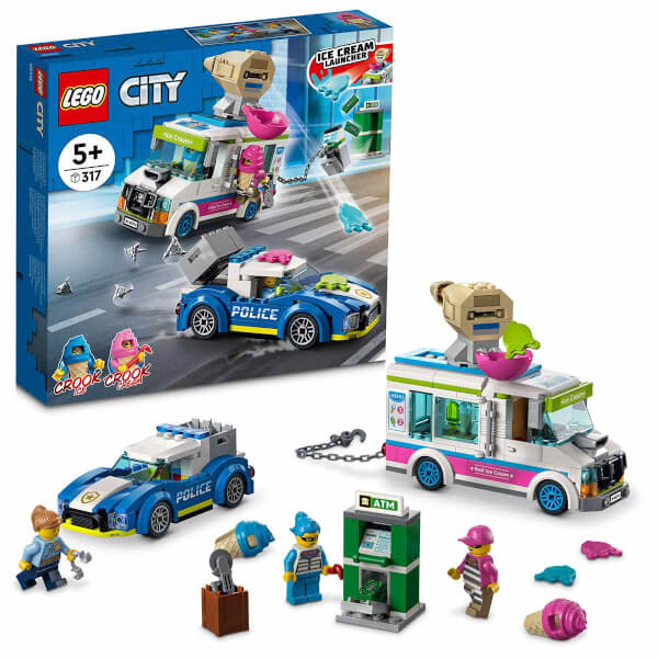 LEGO City Грузовик с мороженым Полицейская погоня 60314