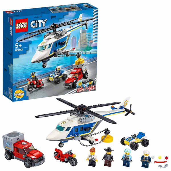 LEGO City Полиция Полицейский вертолет в погоне 60243