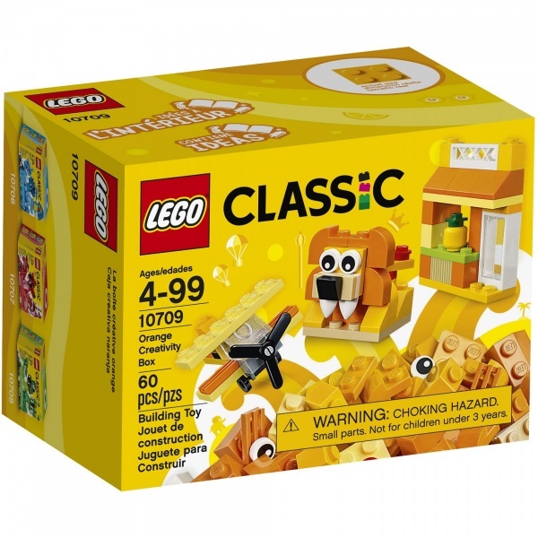 LEGO CLassic Оранжевая коробка для творчества 10709