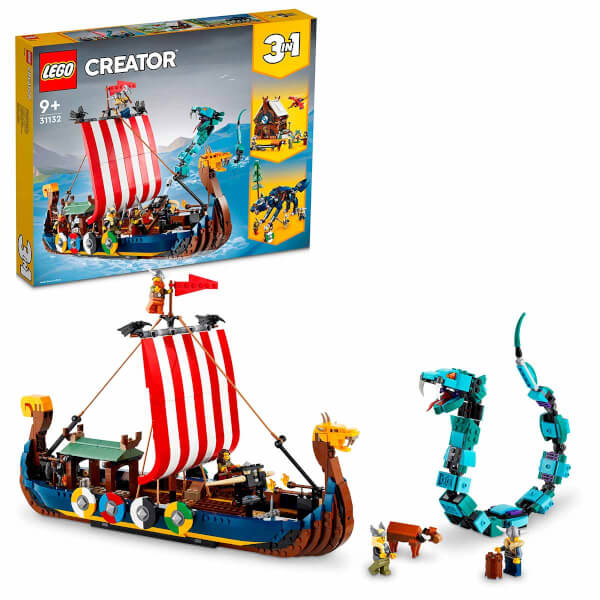 LEGO Creator 3-в-1 Корабль викингов и Мидгардский змей 31132