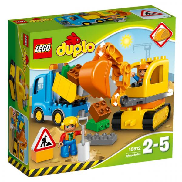 LEGO DUPLO Грузовик и гусеничный экскаватор 10812