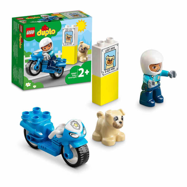 LEGO DUPLO Спасательный полицейский мотоцикл 10967