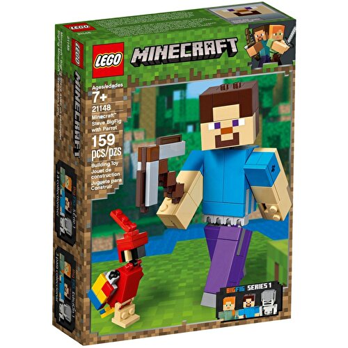 LEGO® Minecraft BigFig Стив с попугаем 21148