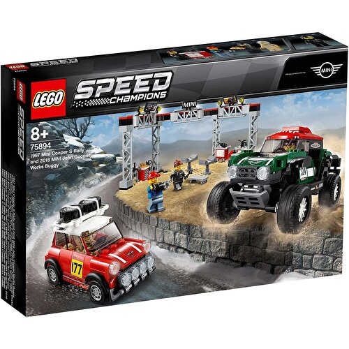 LEGO Speed Champions 1967 Mini Cooper S Rally и 2018 MINI John Cooper Works Buggy 75894