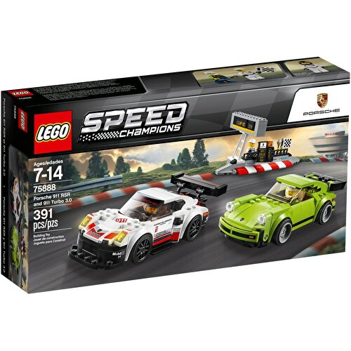 LEGO® Speed Champions Porsche 911 RSR и 911 Turbo 3.0 75888