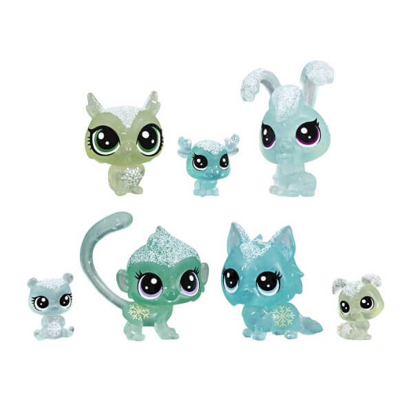 Littlest Pet Shop Glacier Minis Collection Friend Minis E5483 - зеленый