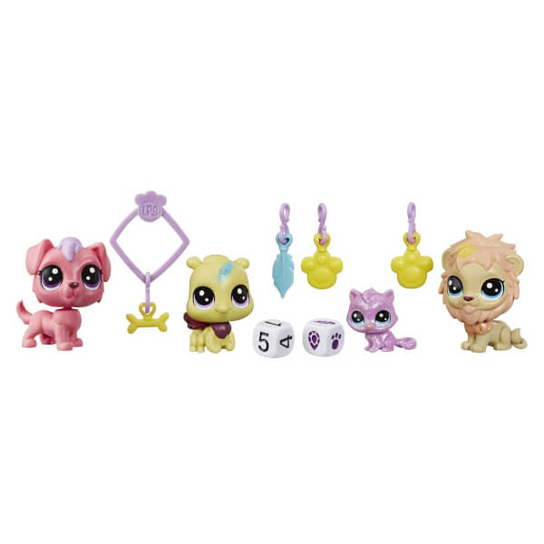 Littlest Pet Shop Lucky Minis Lucky Minis Luck Team 4-pack Surprise Pack E7258