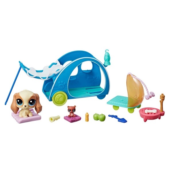 Littlest Pet Shop Minis Mini Playset E0393 - Camp Time