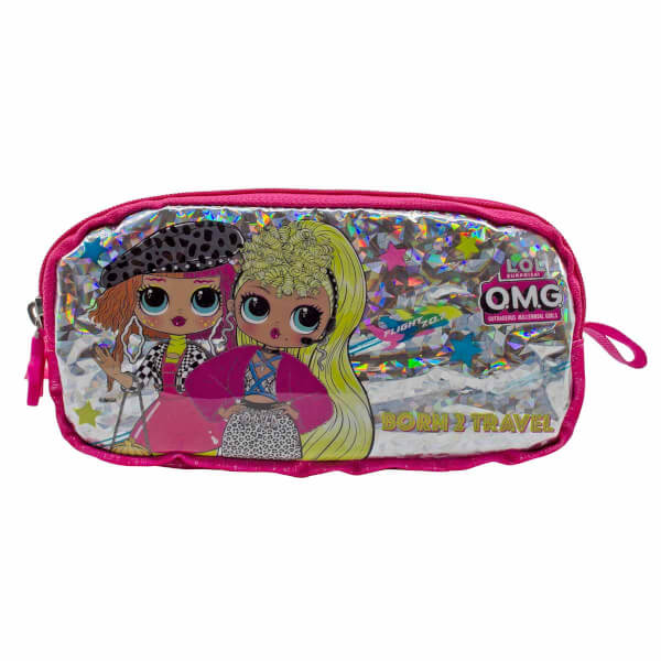 L.O.L Born 2 Travel Pencil Case Pink 1262