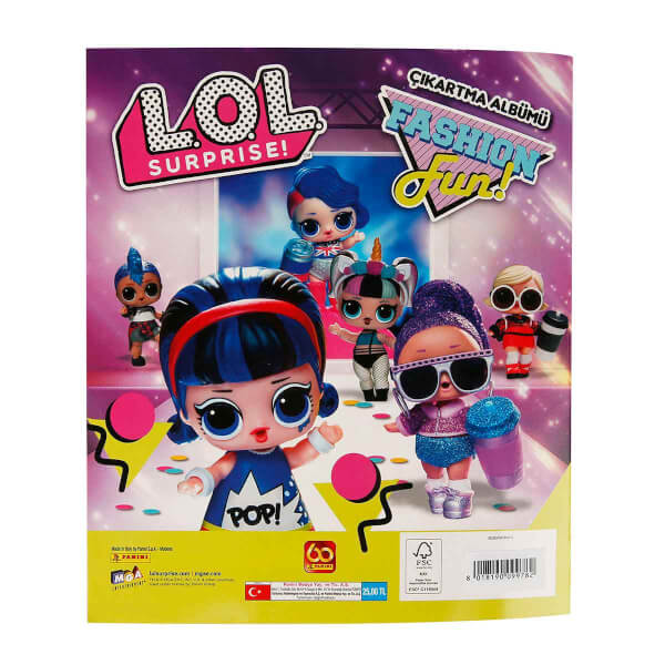 L.O.L. Fashion Fun Sticker Album Starter Pack