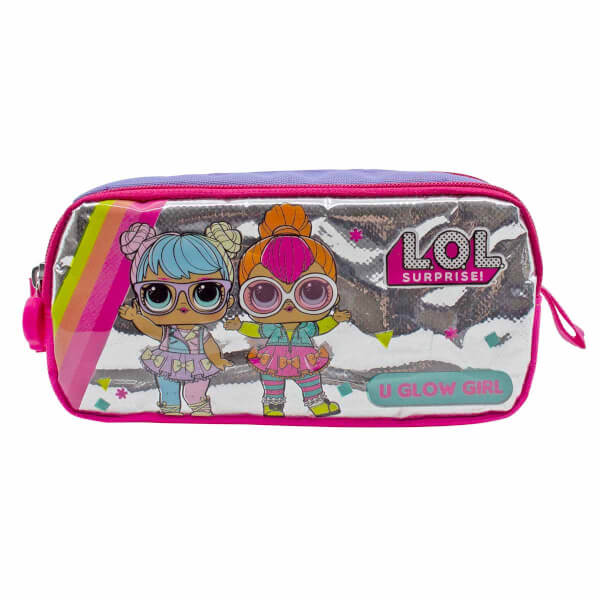 L.O.L. U Glow Girl Pencil Case Pink-Purple 1308