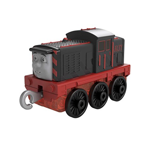 Маленькие одиночные поезда Thomas and Friends Ride-Release Black Salty HBX78